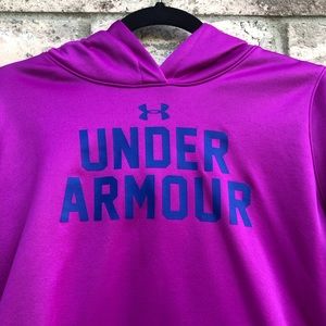 Under Armour Youth Large Purple Hoodie Sweater
